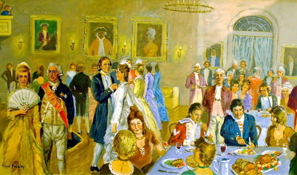 1762 Wedding Reception, A Mix of All Classes by Frank PASH