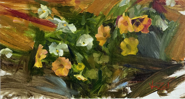 Pansies on the Back Patio Demo/Study