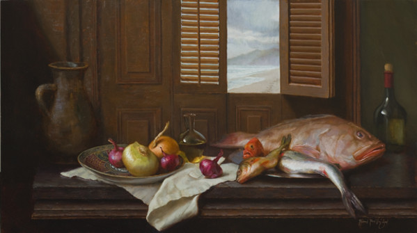 Still Life with an Ocean View - Framed by Michael Van Zeyl
