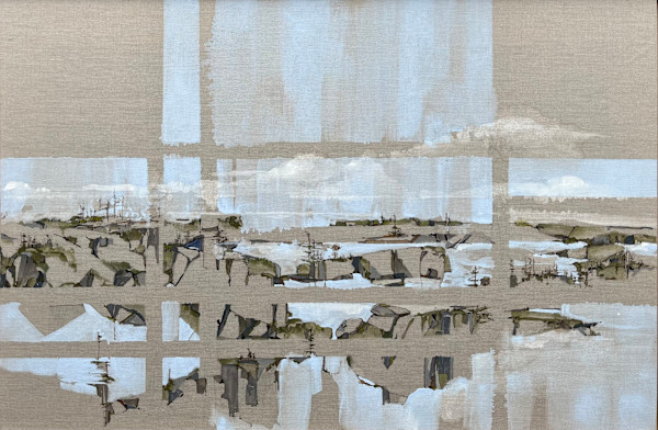 Inland Pond No.43, 'Transparency' by BarbaraHouston ArtStudio, Image 1.