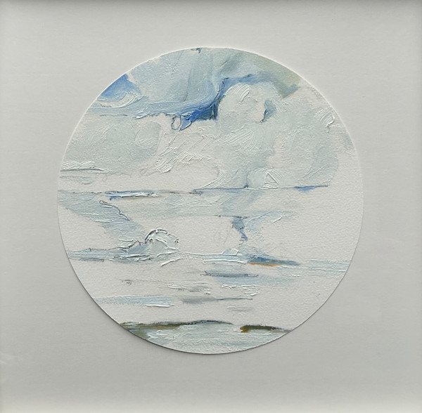 Cloud Study, No.1, framed by BarbaraHouston ArtStudio