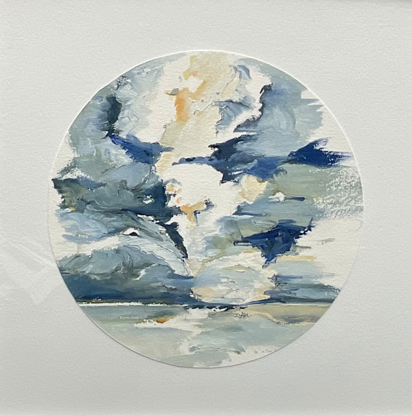 Cloud Study, No.8, framed by BarbaraHouston ArtStudio