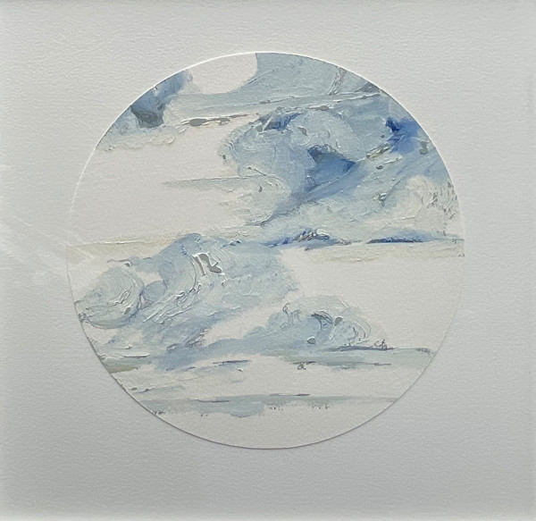 Cloud Study, No.7, framed by BarbaraHouston ArtStudio
