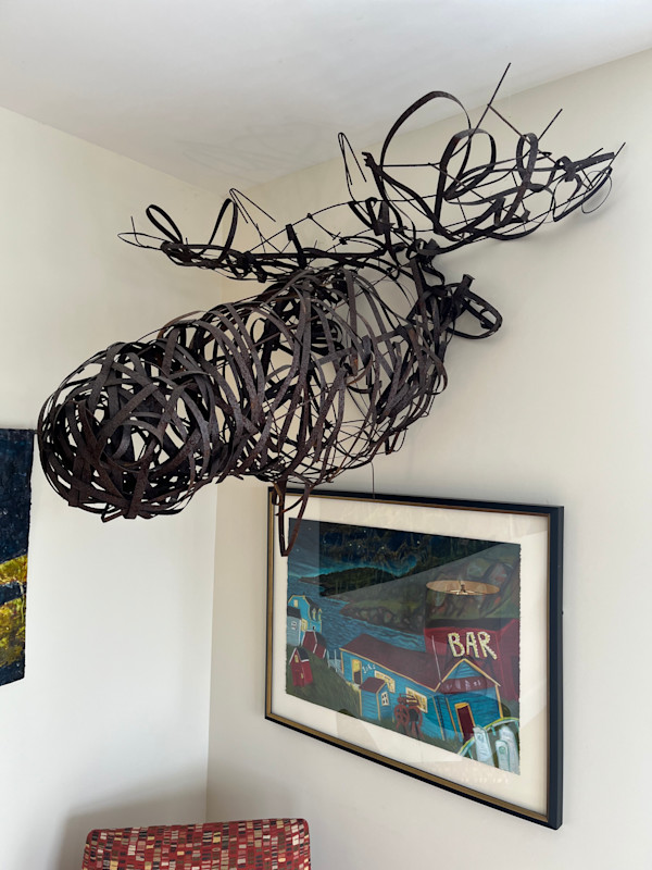 Moose Musings 2 by BarbaraHouston ArtStudio, Image 11.