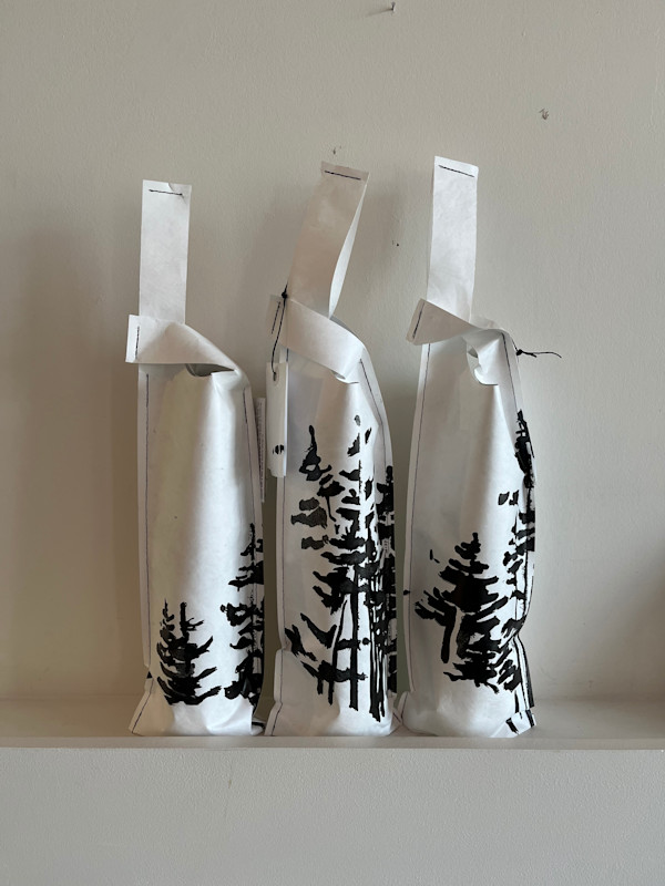 Annie’s Wine Bags by BarbaraHouston ArtStudio, Image 1.