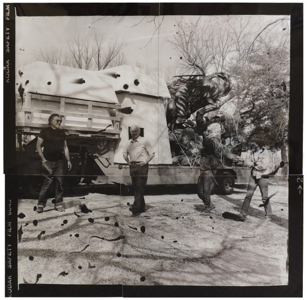 Luis Takes the Sculpture Truck to Washington and New York by Ted Kuykendall (RAiR 1985-87)