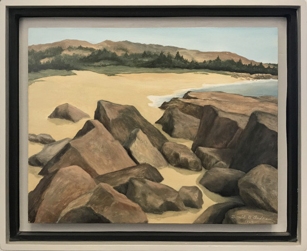 Saul Beach, Mt. Desert Island, Maine by Donald B. Anderson (RAiR-AMoCA Founder)