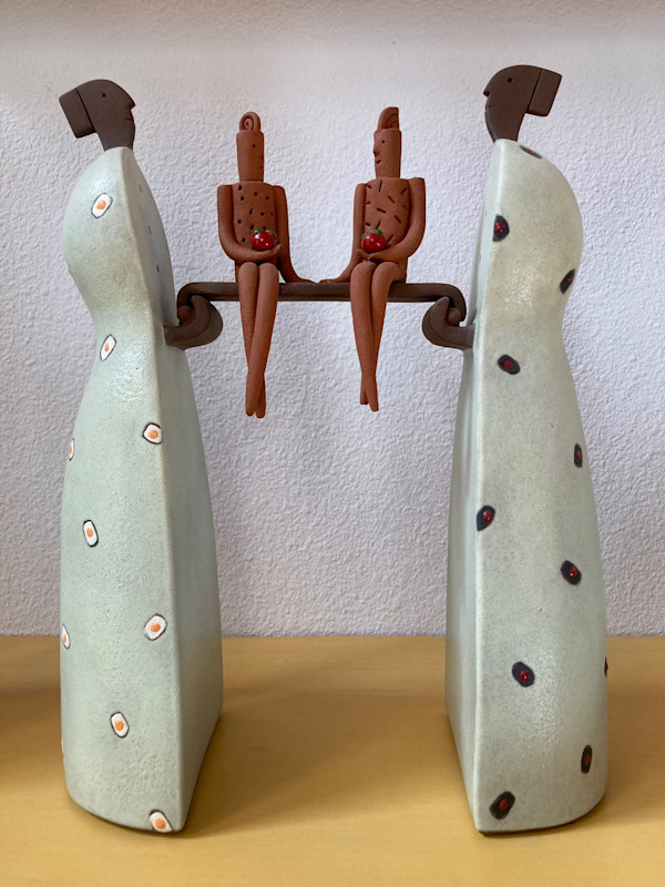 Friends with Apples by Beverly Magennis (RAiR 1975-76), Image 1.