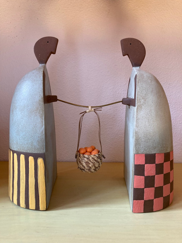 Friends with Oranges by Beverly Magennis (RAiR 1975-76), Image 1.