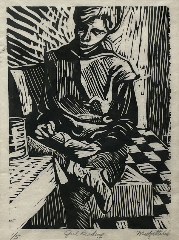 Girl Reading (on loan from Sally Midgette Anderson) by Willard Midgette (RAiR 1970-71)