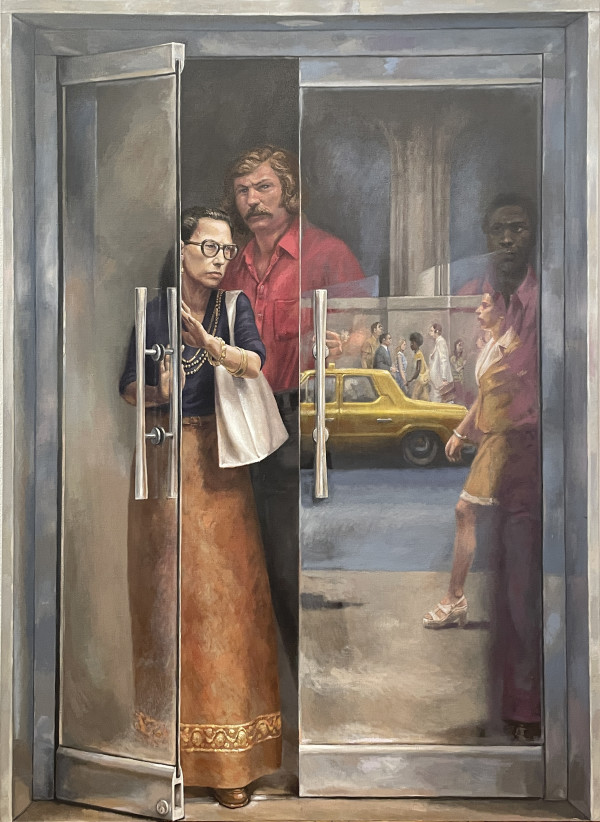 Gray Door (on loan from Sally Midgette Anderson) by Willard Midgette (RAiR 1970-71)