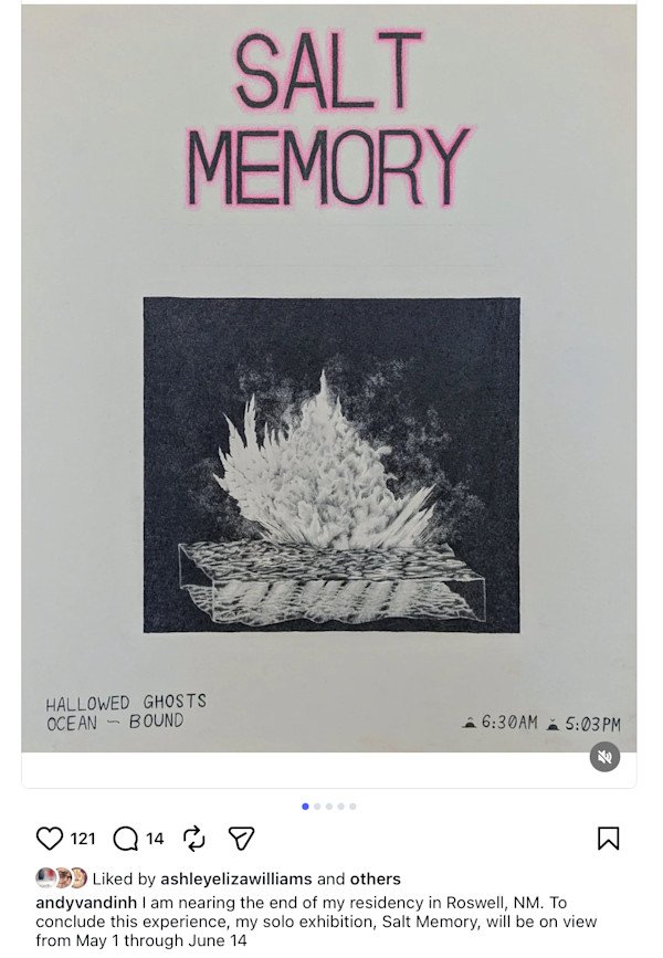 Salt Memory #1: Echo Tides by Andy Van Dinh (RAiR 2025-26), Image 1.