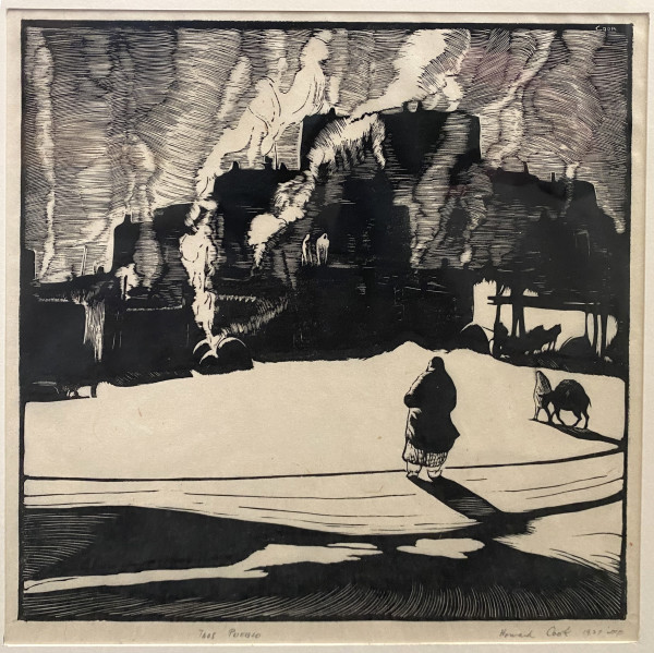 Taos Pueblo by Howard Cook (RAiR 1967-68)