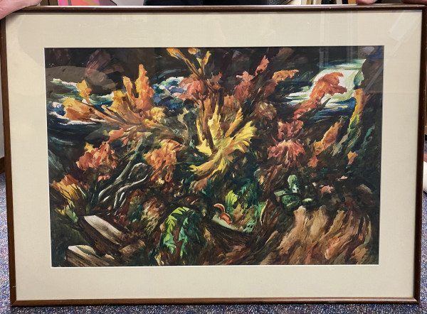 Forest Scene by Howard Cook (RAiR 1967-68)