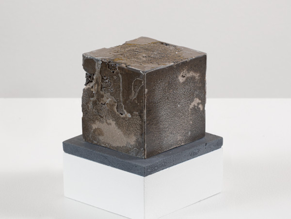 8 hours and 50 minutes of work, resulting in a 9cm cube by ann haeyoung (RAiR 2023-24)