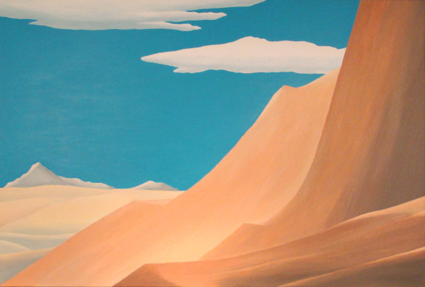 Red Bluffs on the Western Desert by Donald B. Anderson (RAiR-AMoCA Founder)