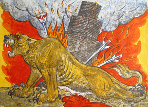 Assyrian Lion by Luis Jimenez (RAiR 1972-73)