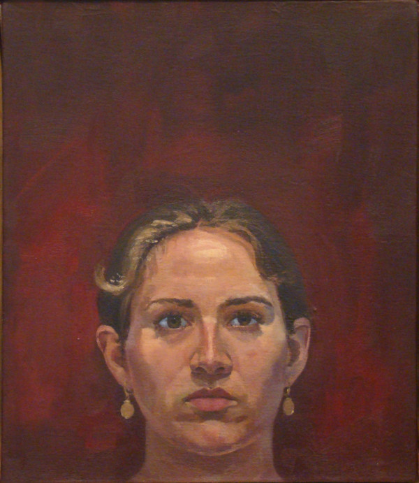 Self Portrait (in the Red) by Cristina Gonzalez  (RAiR 1998-99)
