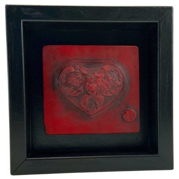 Heart Shaped Box, Red by Susan Madacsi