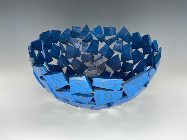 Grande Safire Wabi Sabi Vessel by Susan Madacsi