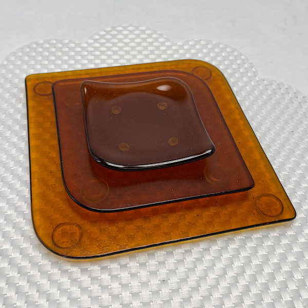 Lucent Collection: Tablescape in Dark Amber by Susan Madacsi, Image 3.