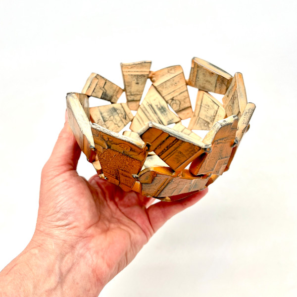 Sherbet Geode Vessel by Susan Madacsi