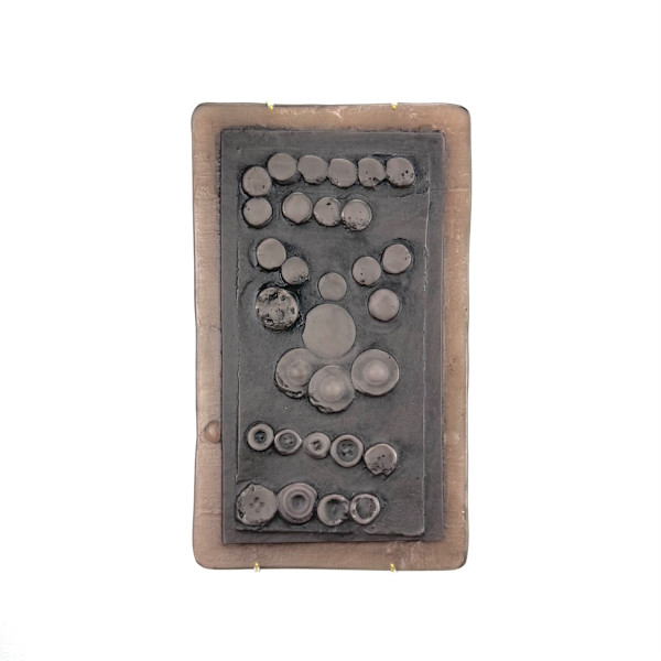 Button Card V, dusty lillac by Susan Madacsi