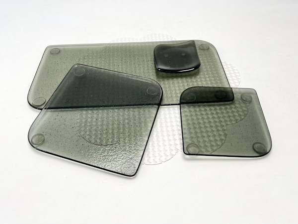 Lucent Collection: Tablescape in Light Silver Gray by Susan Madacsi, Image 5.