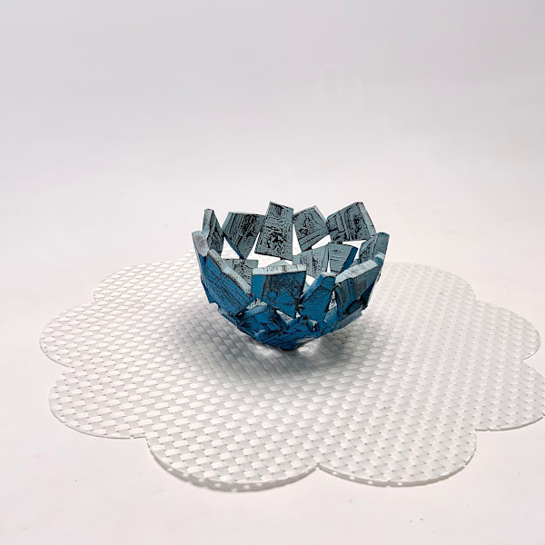 Geode Vessel Petite, Robins Egg by Susan Madacsi, Image 1.