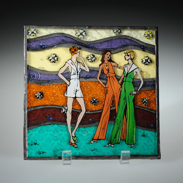 Teaching Assistant to Joeseph Cavalieri: Reinventing Stained Glass, Corning Studios by Susan Madacsi