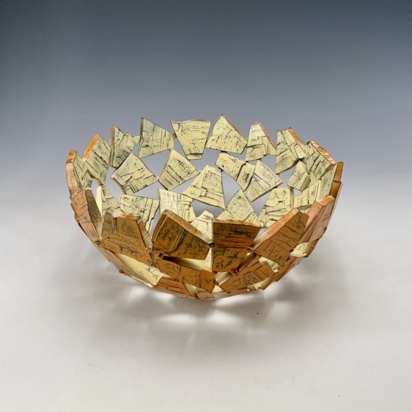 Geode Vessel, Mellon by Susan Madacsi