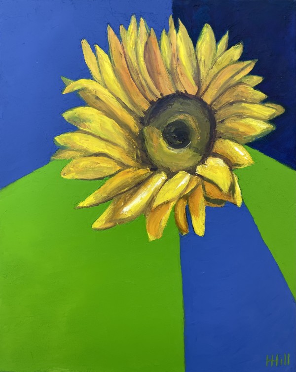 Sunflower Greeting by Harriet Hill