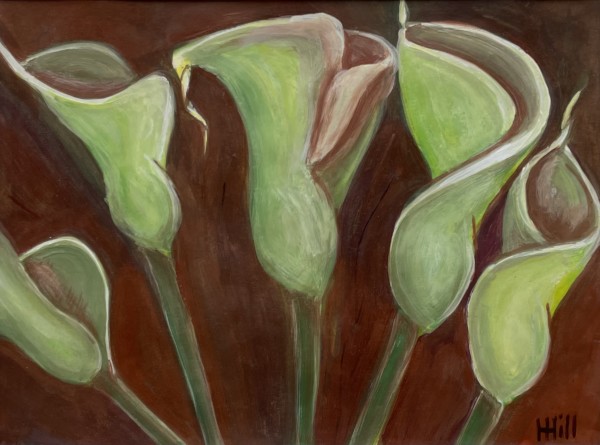Traveling Calla Lilies by Harriet Hill