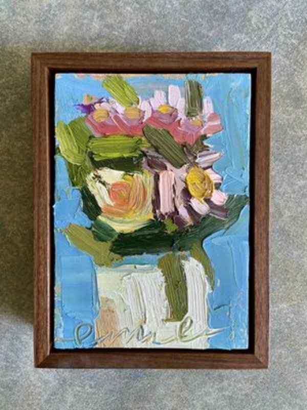 Boho Baby Original Oil Painting by Emily Fox King