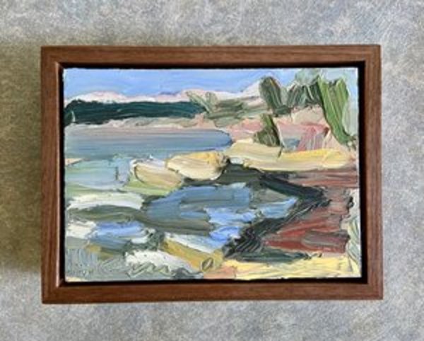 Lake Shores Original Oil Painting by Emily Fox King