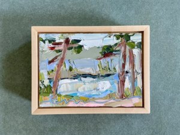 Payette Lake Original Oil Painting by Emily Fox King