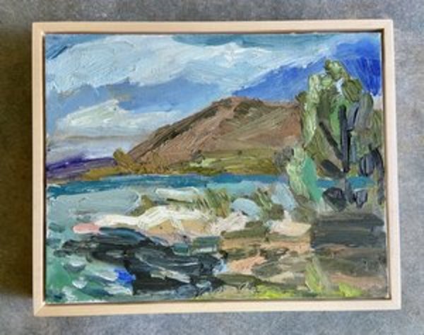 Mid-morning on Bear Lake Original Oil Painting by Emily Fox King