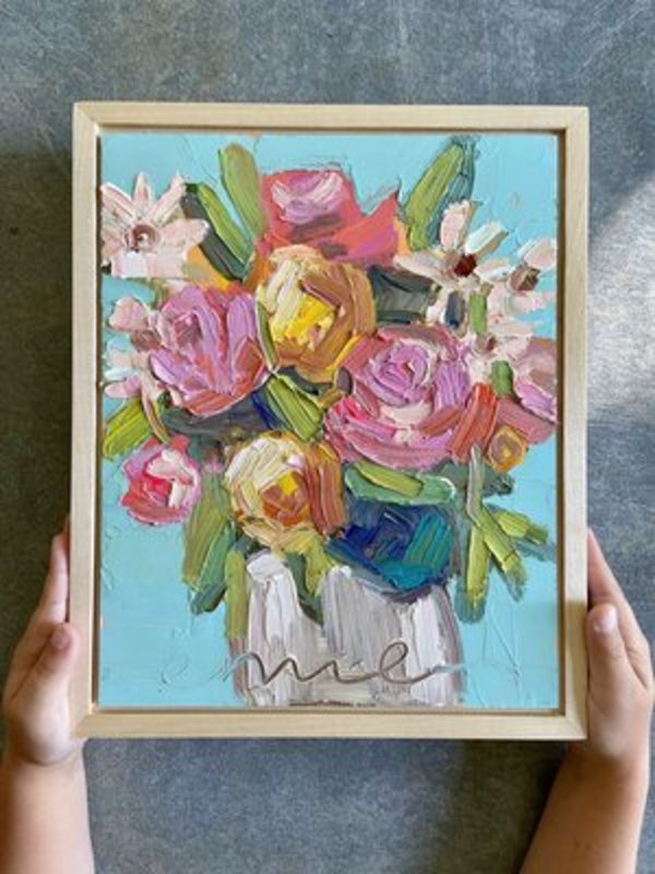 Love Lift Me Original Oil Painting by Emily Fox King