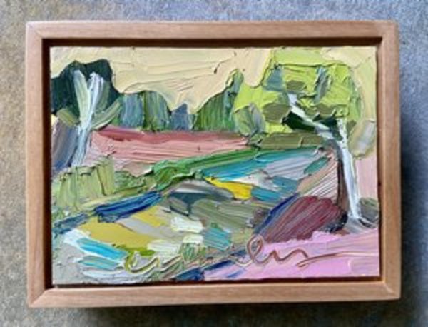 Spring Creek Original Oil Painting by Emily Fox King