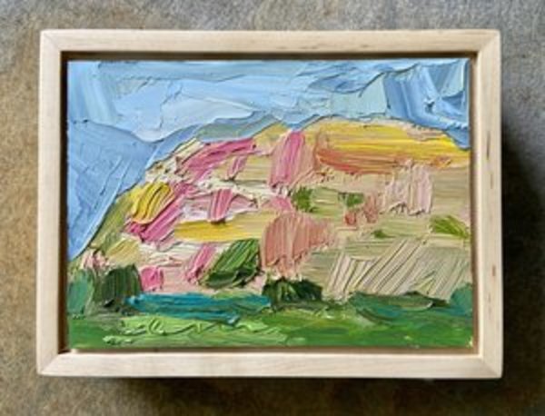 Sunset Cliffs Original Oil Painting by Emily Fox King