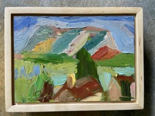 Road to Mt. Carmel Original Oil Painting by Emily Fox King