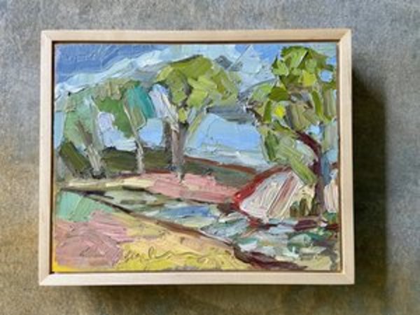 Cottonwood Creek Original Oil Painting by Emily Fox King