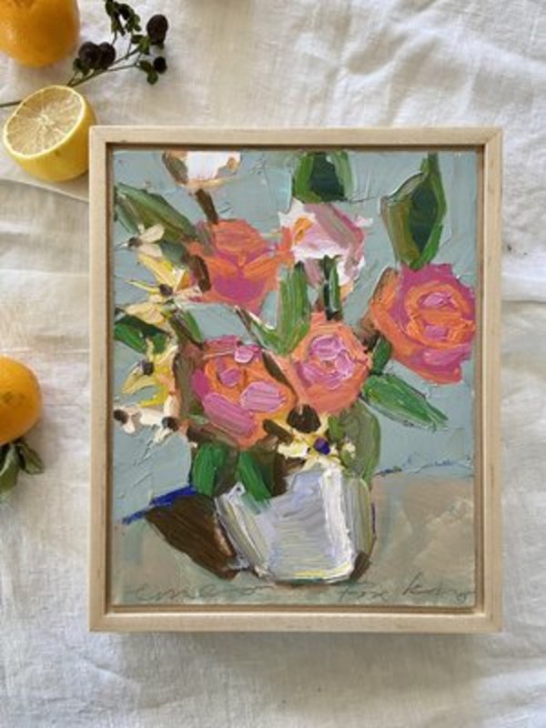 What Happens Next Original Oil Painting by Emily Fox King