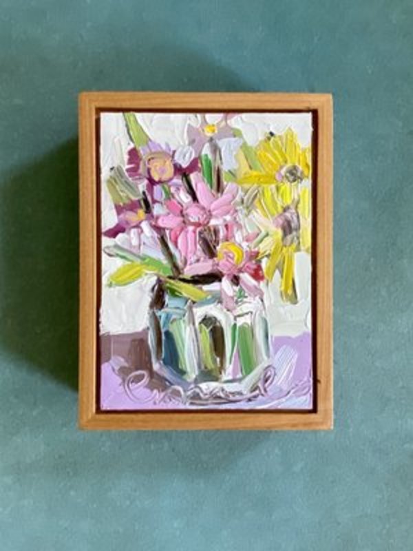 Live and Die Original Oil Painting by Emily Fox King