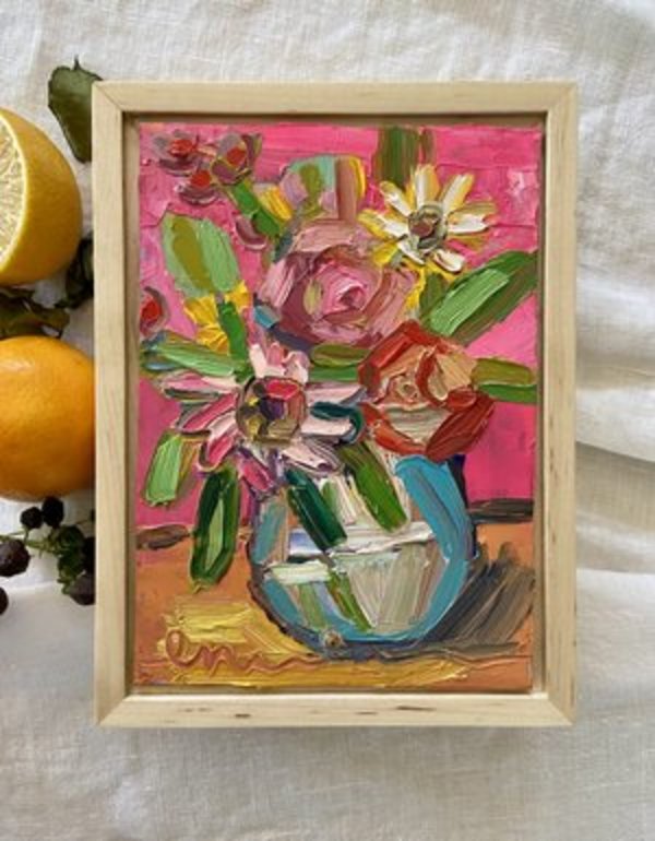 Glow Baby Original Oil Painting by Emily Fox King