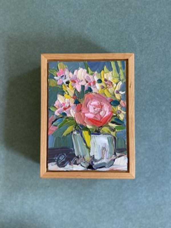 Rachel's Rose Original Oil Painting by Emily Fox King