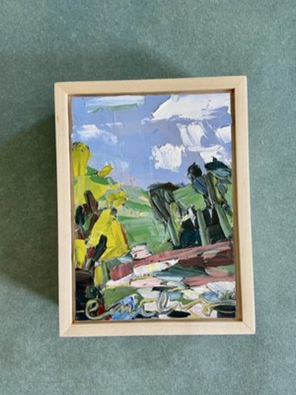 Ogden River Morning Original Oil Painting by Emily Fox King