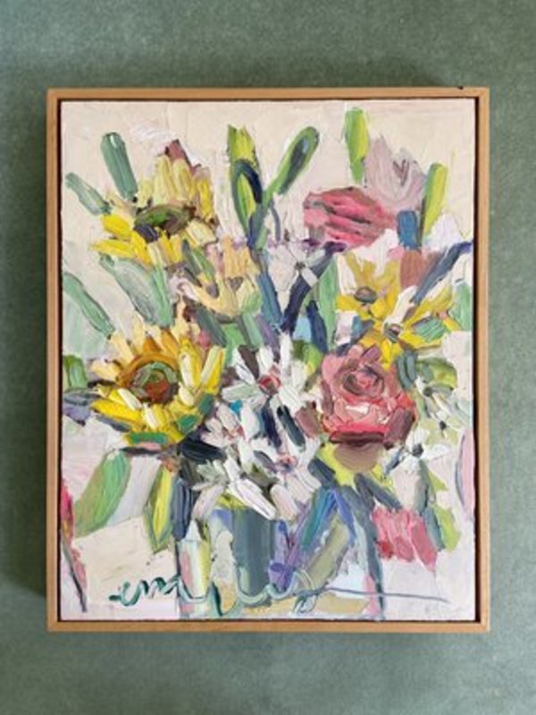 Looking Back Original Oil Painting by Emily Fox King