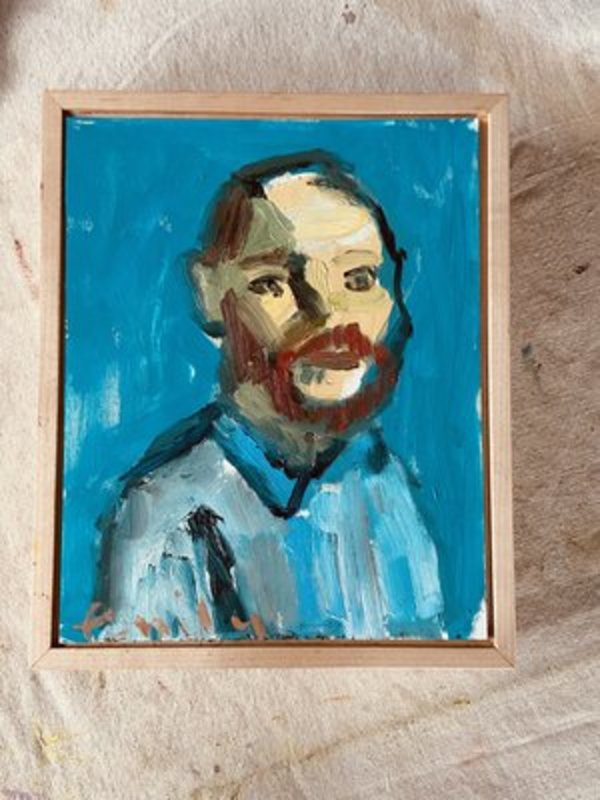 Willem Original Oil Painting by Emily Fox King