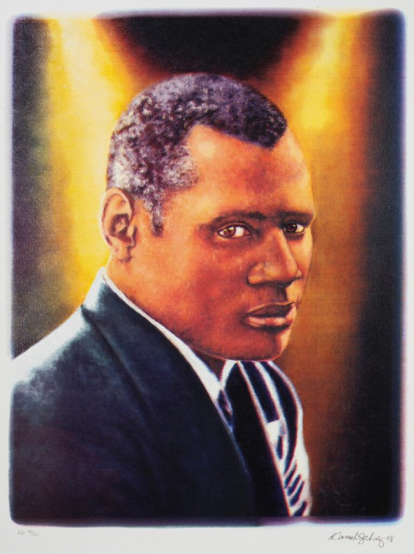 Portrait of Paul Robeson by Daniel Galvez